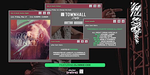 RUN IT BACK RODEO NIGHT AT TOWNHALL LANGLEY | Townhall Langley