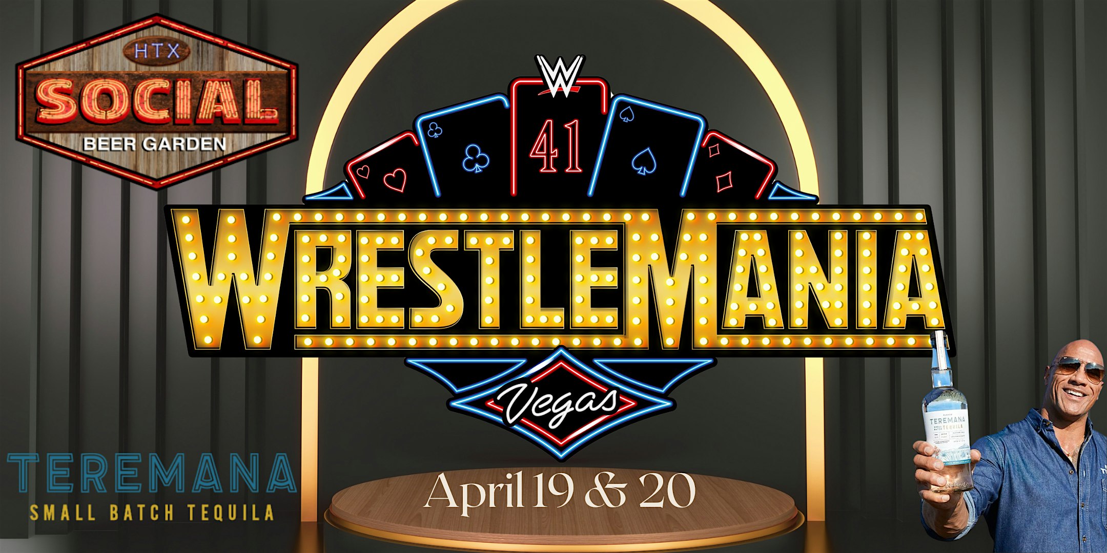 WWE Wrestlemania at Social Beer Garden HTX | Social Beer Garden HTX