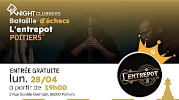 Rencontre d'échecs - Poitiers - L'entrepot | L'entrepot