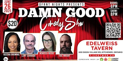 Damn Good Comedy Show - Kitchener | Edelweiss Tavern