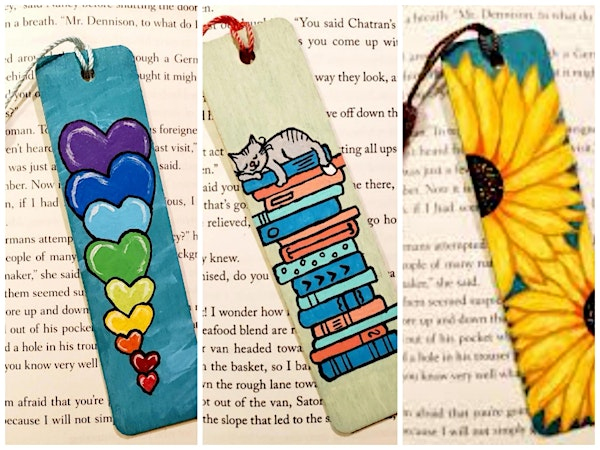 Painted Bookmarks Workshop | RUSH 2The DEN