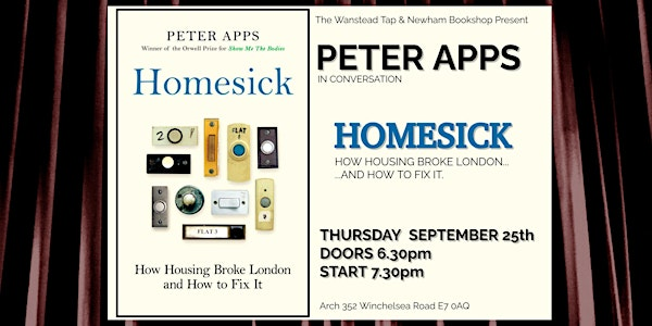 Peter Apps: Homesick | The Wanstead Tap Ltd