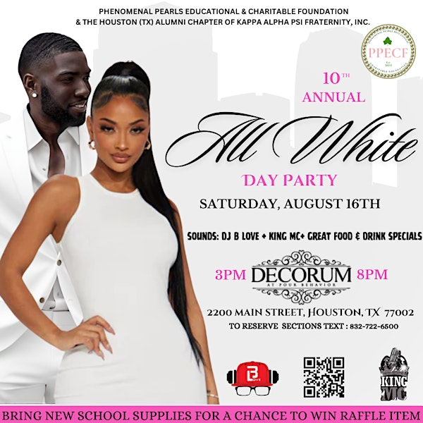 10th Annual All White Day Party | 2200 Main St