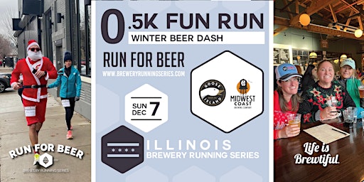 Holiday Winter Dash Beer Run | 2025 Illinois Brewery Running Series | Goose Island Taproom