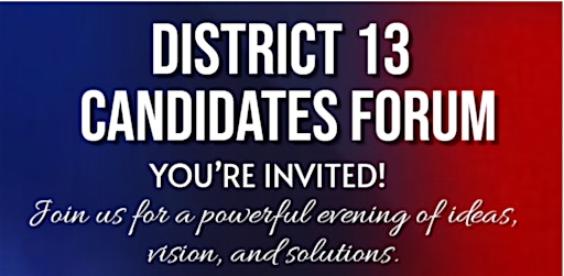 Florida's Congressional District 13                        Candidates Forum | Dunedin Public Library