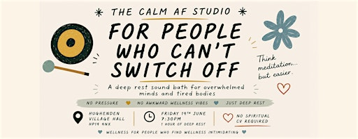 Calm AF Sound Bath in Hughenden-Deep Rest for People Who Can’t Switch Off | Hughenden Village Hall