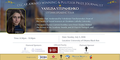 Vasilisa Stepanenko Canadian Speaking Tour - Ottawa | University of Ottawa LabO Black Box Theatre -10 Daly Ave