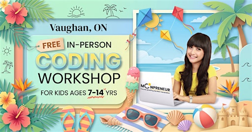 Free In-person Coding Class in Vaughan, ON For Kids Ages 7-14 Years | Aloft by Marriott Vaughan Mills