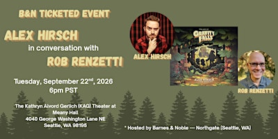 Alex Hirsch & Rob Renzetti talk THE ART OF GRAVITY FALLS-Meany Hall Seattle | The Katharyn Alvord Gerlich (KAG) Theater at Meany Hall