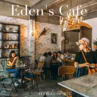 Eden’s Cafe   คาเฟ่สไตล์ฝรั่งเศส