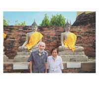 ปู่ย่าพาไหว้พระ ณ วัดใหญ่ชัยมงคล อยุธยา