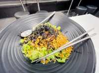Korean bibimbap fare