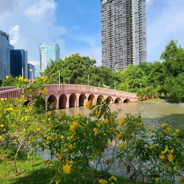 Well manicured park