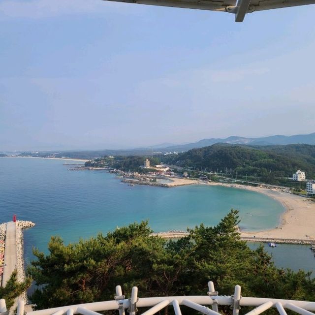 동해 바다가 한눈에 보이는 양양 죽도 전망대