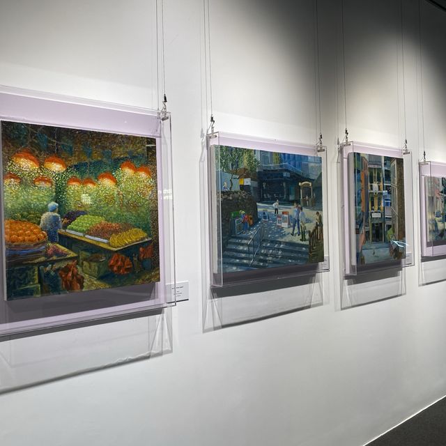 去蘭桂坊睇畫展🎨