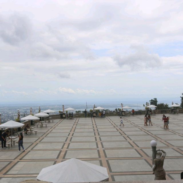 On the top