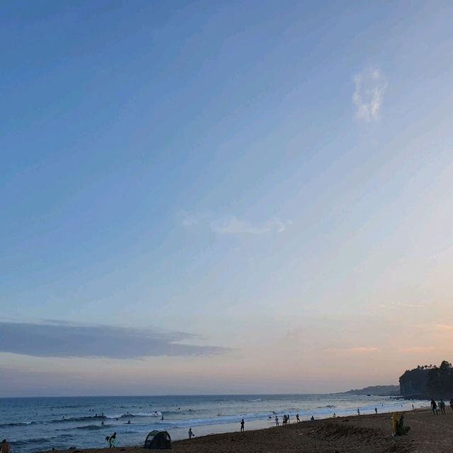 제주도 중문색달해수욕장 노을뷰