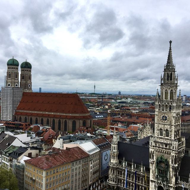 The best panorama of the Munich old town The best panorama of the Munich old town