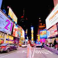 【New York】圧倒的スケールのタイムズスクエア！絶対行ってほしいスポット！