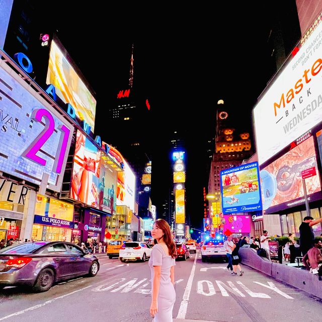 【New York】圧倒的スケールのタイムズスクエア！絶対行ってほしいスポット！