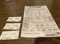 福岡空港。保安検査場内にあるラーメン『一蘭』