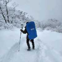 3월 설산에서의 백패킹