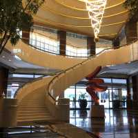 Beautiful spiral stairs for photo taking 