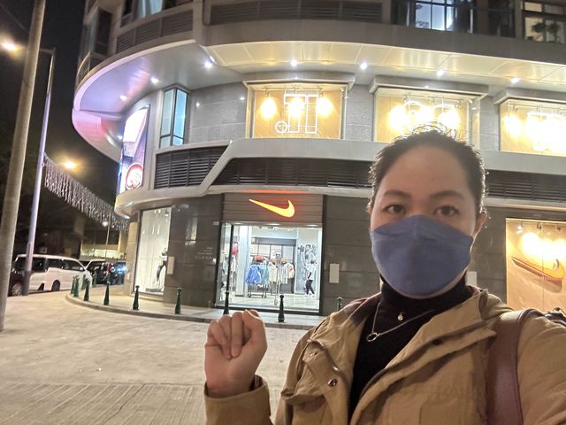 Christmas Shopping at Nike Factory Store