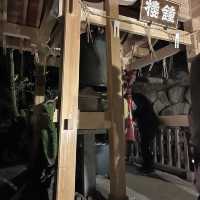 滋賀県　立木観音で初詣