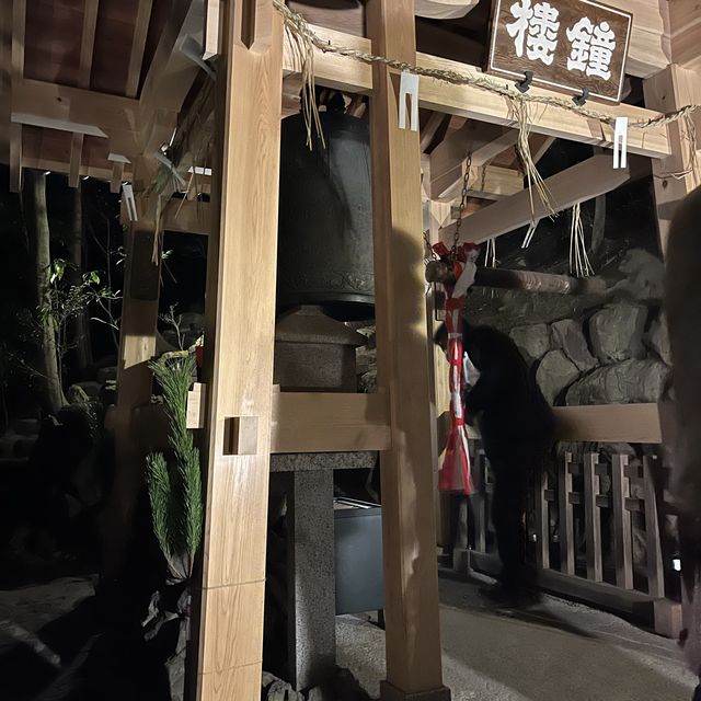 滋賀県　立木観音で初詣