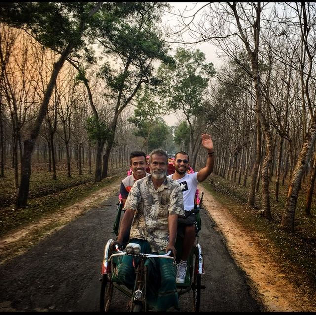 Fun transportation in Sreemangal 🤩 