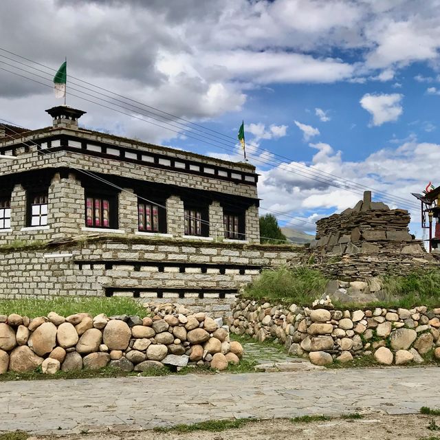 beautiful Tibetan Village in Daocheng