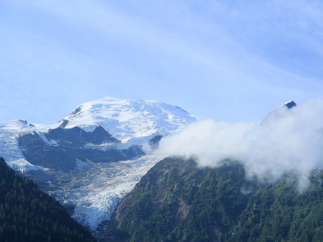阿爾卑斯山小鎮法國夏慕尼