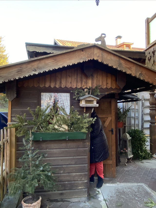 German countryside characteristic cottage.