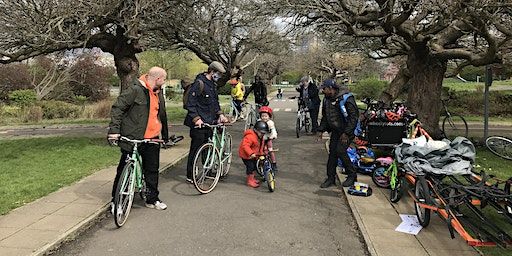 Family Bike Club at Lordship Rec | Lordship Recreation Ground  MODEL TRAFFIC AREA BY HUB & PLAYGROUND