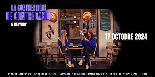 La contresoirée de Contrebande | Péniche Antipode