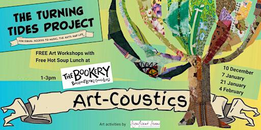 Art-coustics At The Bookery 2025 Dates | Turning Tides Tea Room