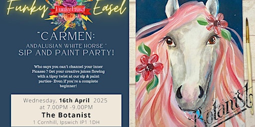 Sip & Paint Night At The Botanist, Ipswich, painting Carmen | The Botanist Ipswich