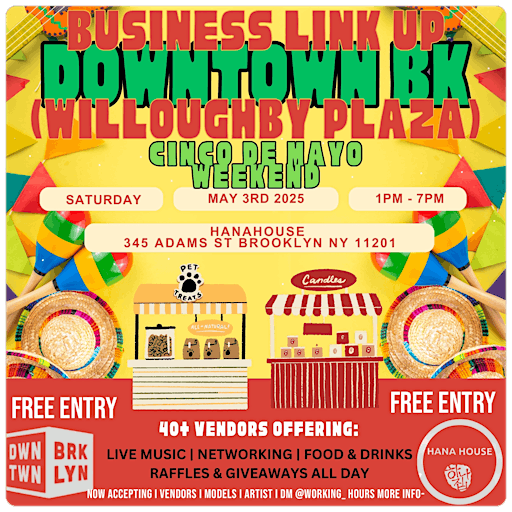 POPUP SHOP MARKET ( BUSINESS LINK UP ) | 345 Adams St