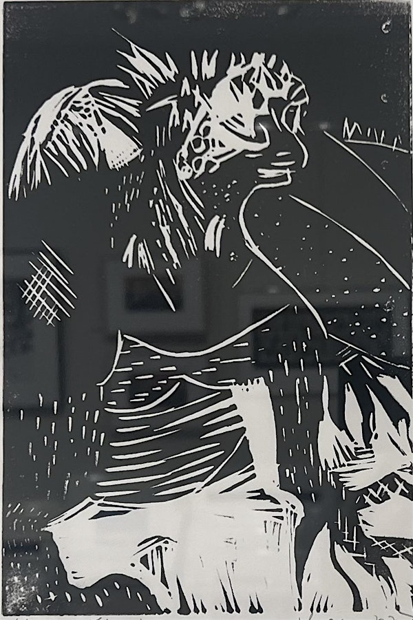 Black and White or Single Color Woodblock/Lino Print Workshop with Leslie R | Washington Printmakers Gallery