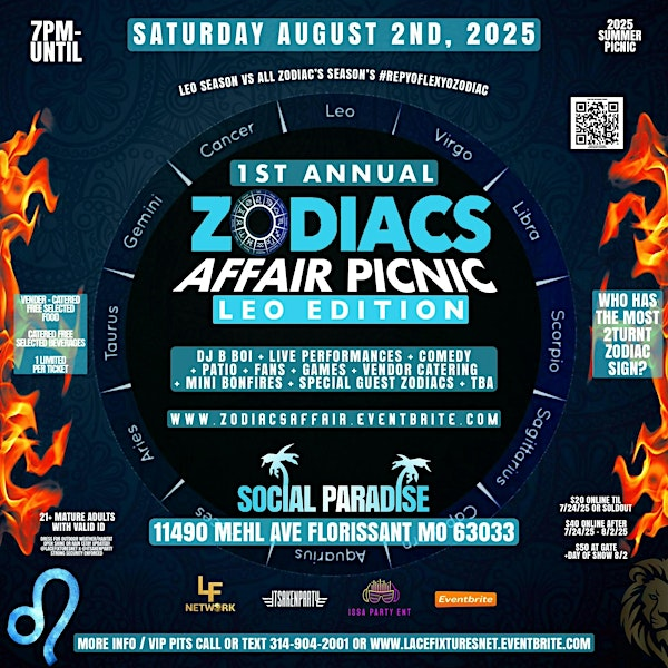 ZODIACs AFFAIR PICNIC (LEO EDITION Vs All Zodiac’s) SUMMER FUN | SOCIAL PARADISE