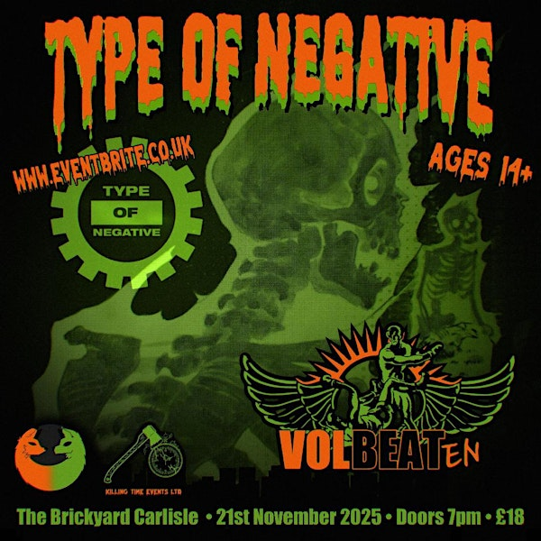 Type of Negative & Volbeaten, The Brickyard, Carlisle, 21/11/25 | The Brickyard