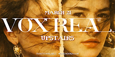 Vox Rea Live at Upstairs | Upstairs Entertainment Ltd