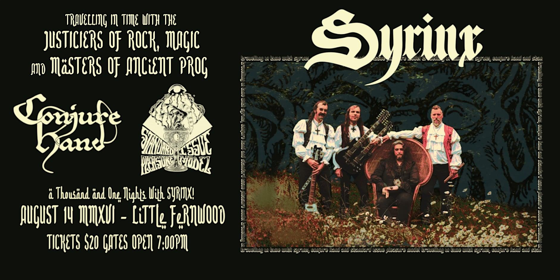 Syrinx w/ Standard Issue Pleasure model, and Conjure Hand | Paul Phillips Hall(Little Fernwood)