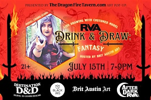 Drink & Draw: Fantasy Edition (Richmond, VA) | Black Iris- Social Club, Art Gallery, Event Space