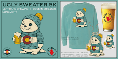Ugly Sweater 5k @ Left Hand Brewing Co. | 2026 CO Brewery Running Series | Left Hand Brewing Company