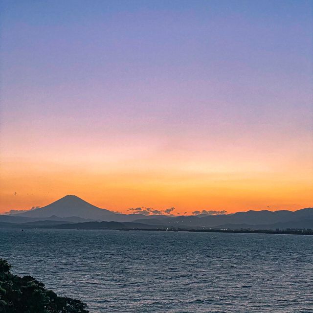 【江ノ島】絶景✨江ノ島からみる富士山