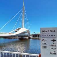 會旋轉的大橋喔｜大港橋｜人潮多到橋上都是的景點