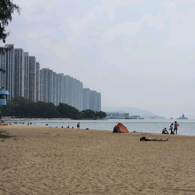 躉船景的泳灘