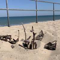 A most remarkable beach on Lake Michigan